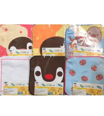 세가 럭키 쿠지 Pingu F상 핸드 타월 6종