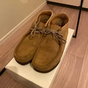 클락스 왈라비 베이지 신발 U.K. 7.5