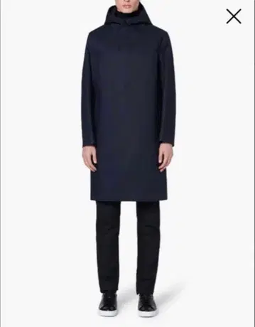 매킨토시 코튼 고무 후디드 코트 CHRYSTON