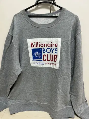 빌리어네어 보이즈 클럽 그레이 맨투맨 (리버서블)