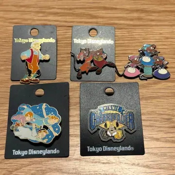도쿄 디즈니랜드 핀 배지 세트 빈티지 디즈니 TDL