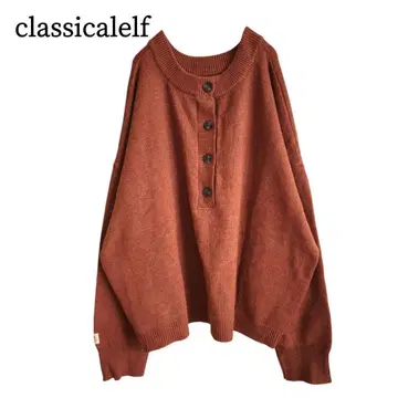 2365 새상품급 클래식 엘프 큼직한 긴팔 니트 L 사이즈