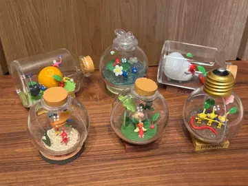 피크민 피규어 테라리움 세트 6개