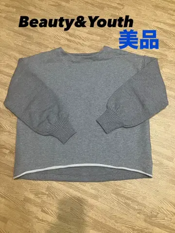 [ 새상품급 ] BEAUTY&YOUTH 여성용 니트 그레이