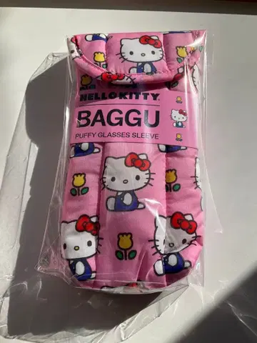 새상품/미사용 BAGGU 안경 케이스 헬로키티 해외 구매품 BAGGU