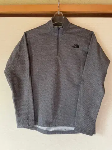THE NORTH FACE 하프 지퍼 긴팔 L 그레이