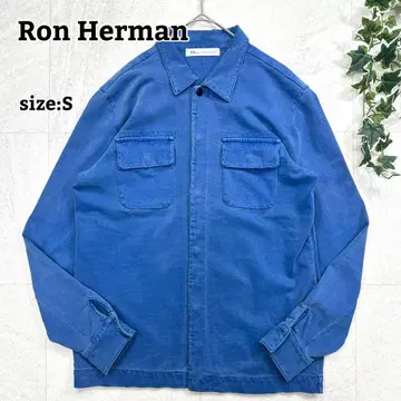 [ Ron Herman ] 더블 플랩 데님 긴팔 셔츠 코튼 S