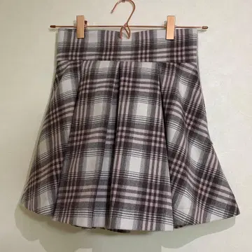 evelyn 미니 체크 스커트