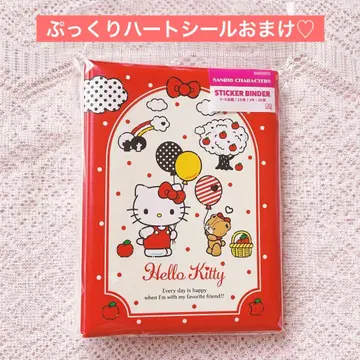헬로키티 씰북 바인더 산리오 레드