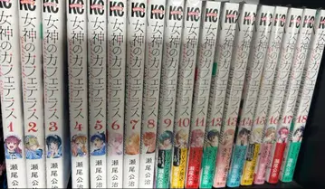 [전권 초판] 여신 카페테라스 18권까지 전권 세트 엽서 포함