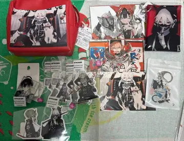 작사 2 인터넷 프린트 생큐 마트 파우치 스티커 브로마이드