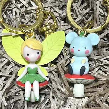 [ 새상품급 ] 팅커벨 치즈 판타지 스프링스 키링 [ 익명 ]