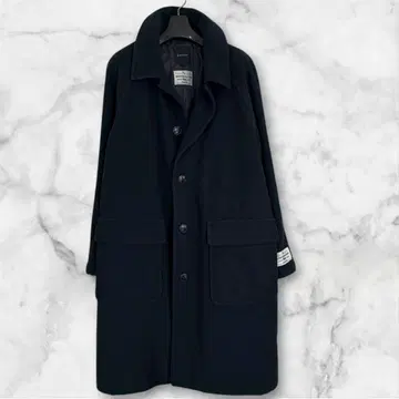 Rageblue 메리노울 네이비 스텐카라 코트 오스트리아