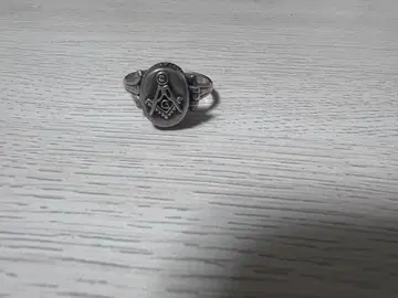 실버 925 프리메이슨 반지 17호