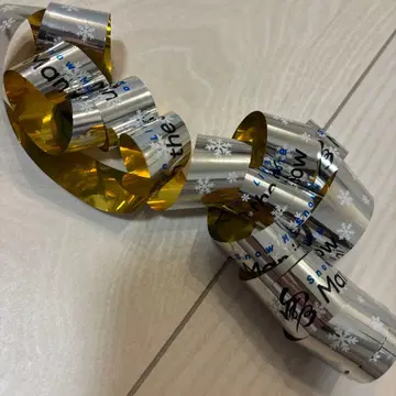 SnowMan 콘서트 2019 낙하물 은색 테이프