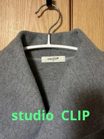 스튜디오 클립 내추럴 기모노 스타일 하프 코트