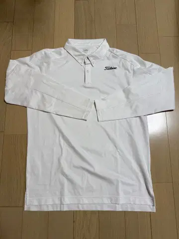 Titleist 타이틀리스트 긴팔 피케 셔츠 LL 화이트