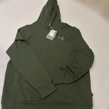 PUMA 올리브 그린 후드티