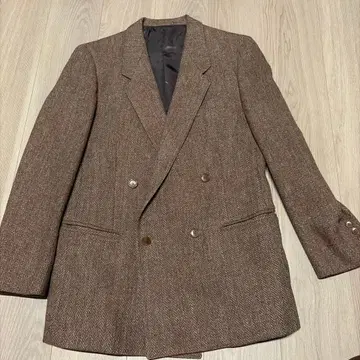 빈티지 더블 테일러드 자켓