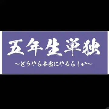 닌뮤 5학년 단독 라이브 5단 타월