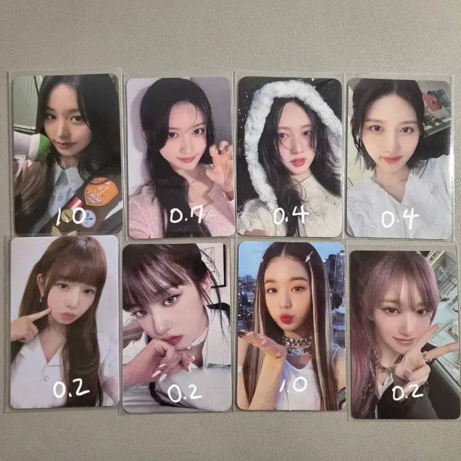 Ive poca bulk / individual sell yujin gaeul lay wonyoung liz leeseo