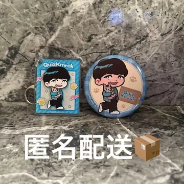 QuizKnock 마네키네코 콜라보 키링 캔뱃지 히가시 토이