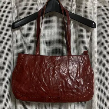 가죽제품 레트로 구제 의류 숄더백