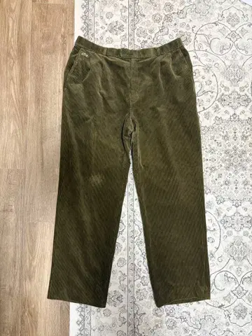 프랑스제 Lacoste 라코스테 코듀로이 팬츠 올리브 그린