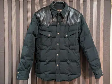 슈가케인 가죽 요크 다운 블랙 사이즈 L