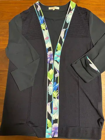 LEONARDSPORT 네이비 긴팔 가디건 L