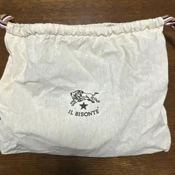 IL BISONTE 숄더백 가죽 캔버스