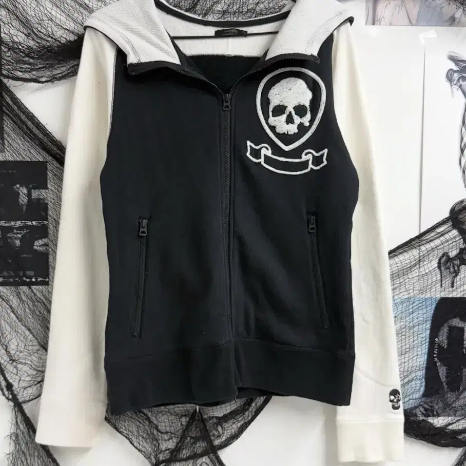 Dimmoire Magician Hooded Zip-Up Parka Gray #딤모아르,#Dimmoire on