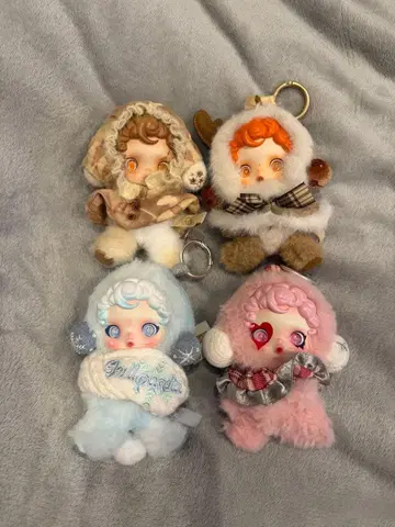 스컬 팬더 4체 세트