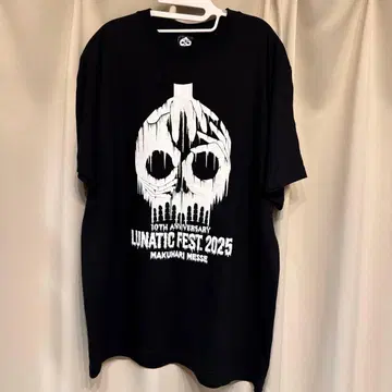 LUNATIC FEST. 2025 티셔츠 L 사이즈 블랙