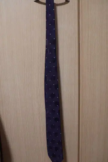 폴 스미스 보라색 물방울 패턴 넥타이