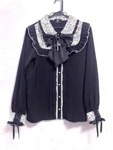 ROJITA 블라우스 리본 세트 십자가