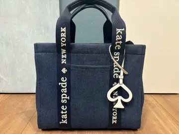 케이트 스페이드 네이비 토트백