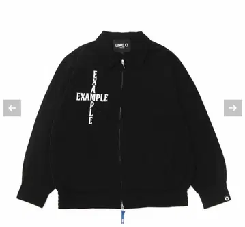 EXAMPLE CROSS SOUVENIR JACKET L 사이즈