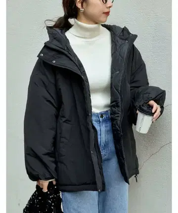 Re:EDIT 오버 사이즈 몬스터 코트 M 블랙