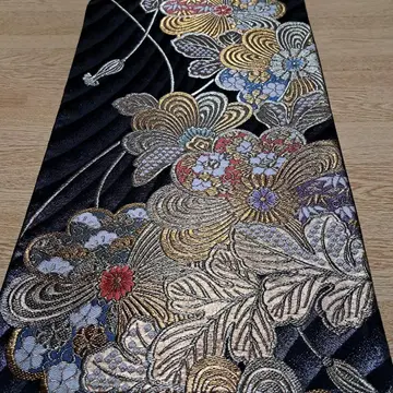 순수 실크 후쿠로 오비 중후리소데 후리소데 기모노 오비