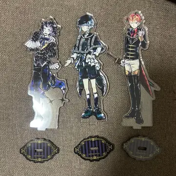 악마 집사와 검은 고양이 아크릴 스탠드 3종 세트 플뢰르, 라무르, 테디