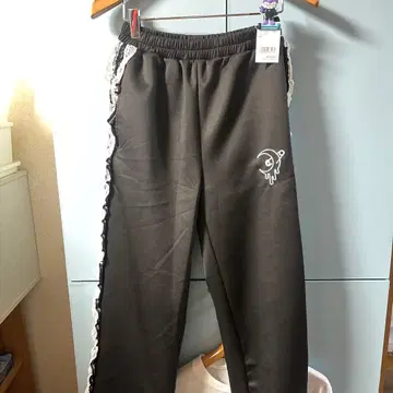 ACDCRAG 월 저지 팬츠 블랙 블랙 지뢰계