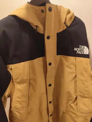 THE NORTH FACE 마운틴 후드티 블랙/노랑