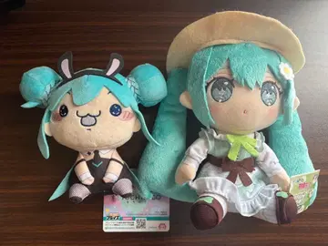 [ 새상품/미사용 ] 하츠네 미쿠 봉제 인형 2개