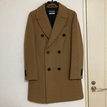 오리히카 ORIHICA 사이즈 M 더블 코트 카멜