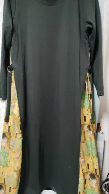 graniph 구스타프 클림트 콜라보 원피스 회화 키스