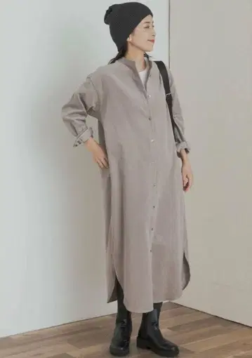 URBAN RESEARCH DOORS 코듀로이 셔츠 원피스