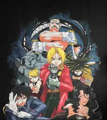 초레어 강철의 연금술사 하가렌 애니메이션 T셔츠 에드워드 엘릭