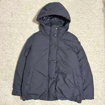 [ 무인양품 ] 심리스 다운 후드 자켓 네이비