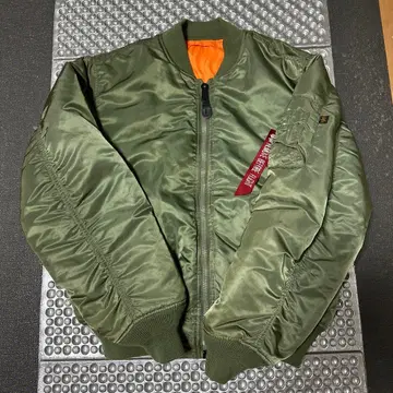ALPHA 정품 MA-1 플라이트 자켓 올리브 USA제